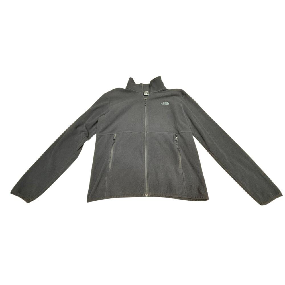 "NORTH FACE" Zip Up‎ Fleece Men's Black Jacket SZ M Fall WINTER LIGHTWEIGHT
